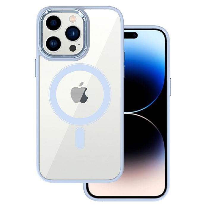 Tel Protect Magnetic Clear Case do Iphone 11 Pro Max Jasnoniebieski