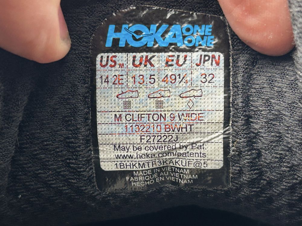 Оригінал! Кросівки Hoka Clifton 9 49 розмір 04016