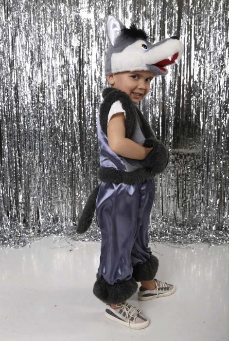 Дитячий карнавальний костюм "Вовк" 3-7 років