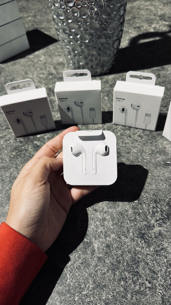 Fones com fio USB-C