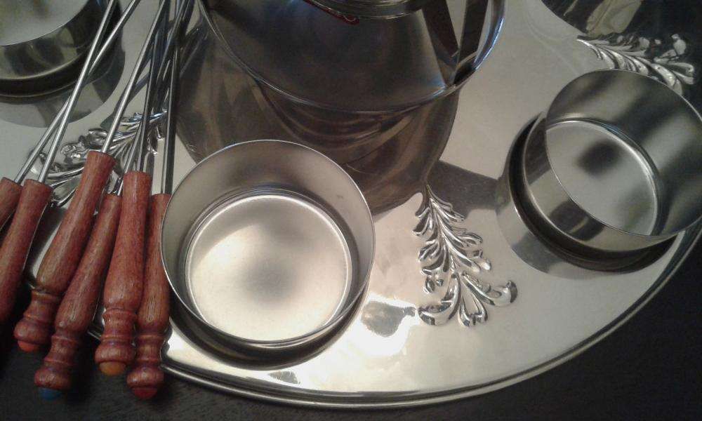 fondue artame inox novo - cozinha