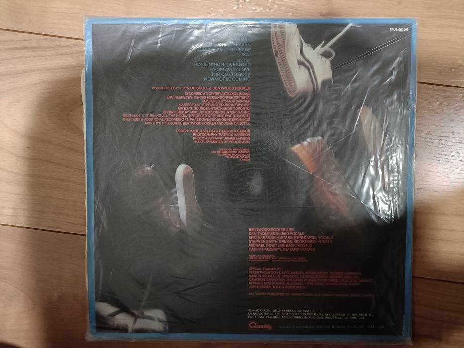 Vinil Bentwood Rocket - Take me to Heaven 
Original de 1982