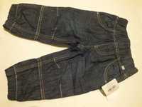 Spodnie zimowe ocieplane z podszewką nowe Liegelind roz. 80 z metką