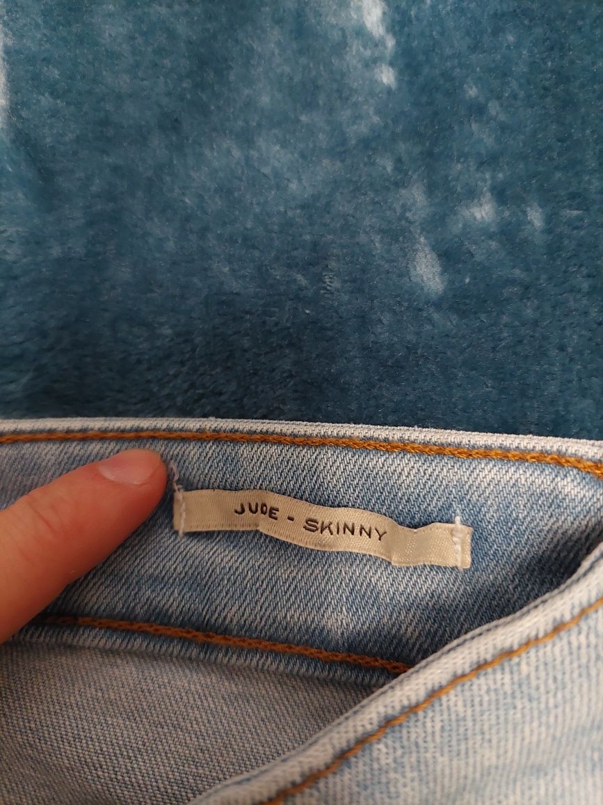 Spodnie jeans Mango błękitne rozmiar 38