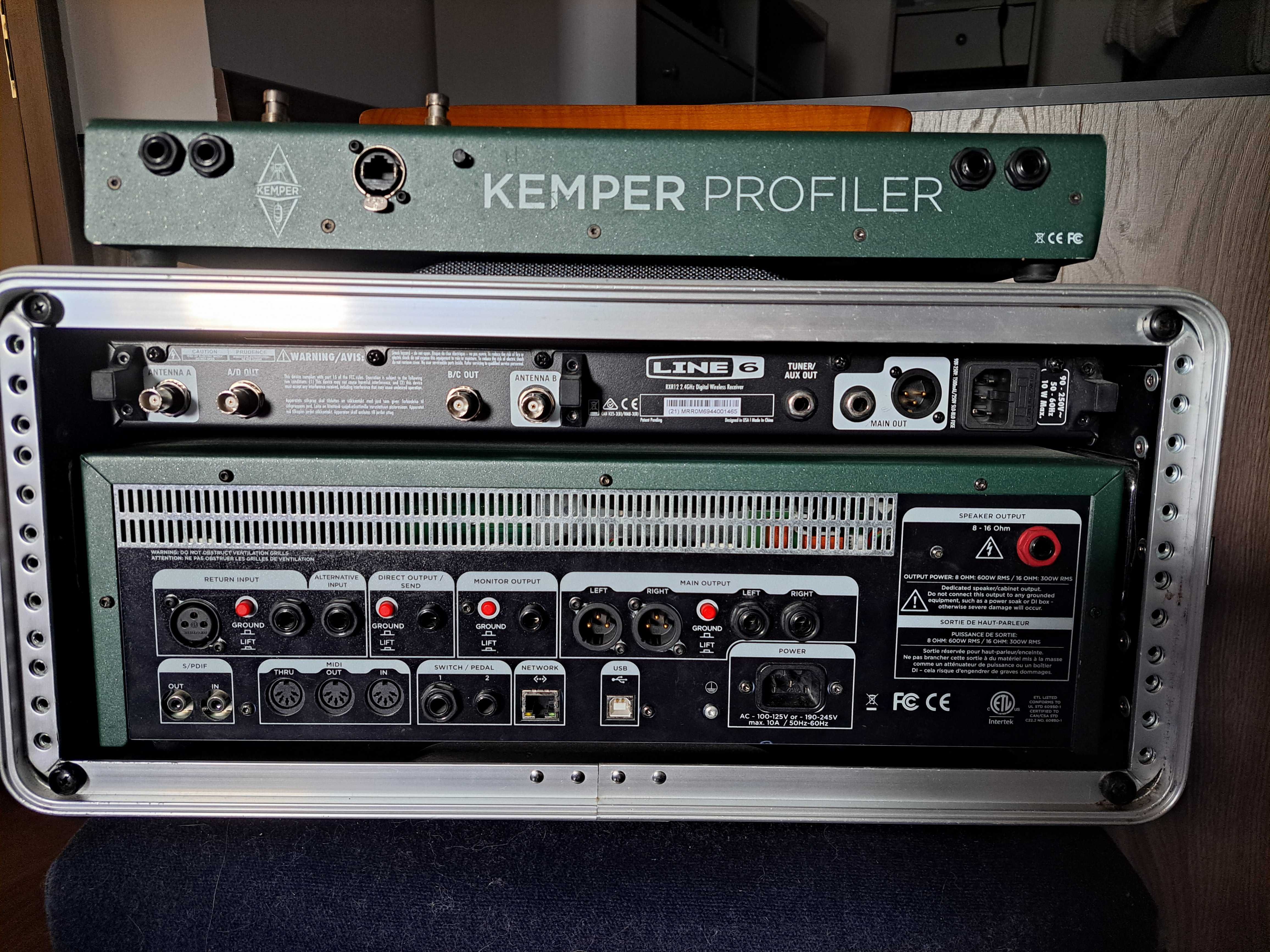 Kemper Profiler Power Rack (z końcówką mocy) + Profiler Remote+ Case4U