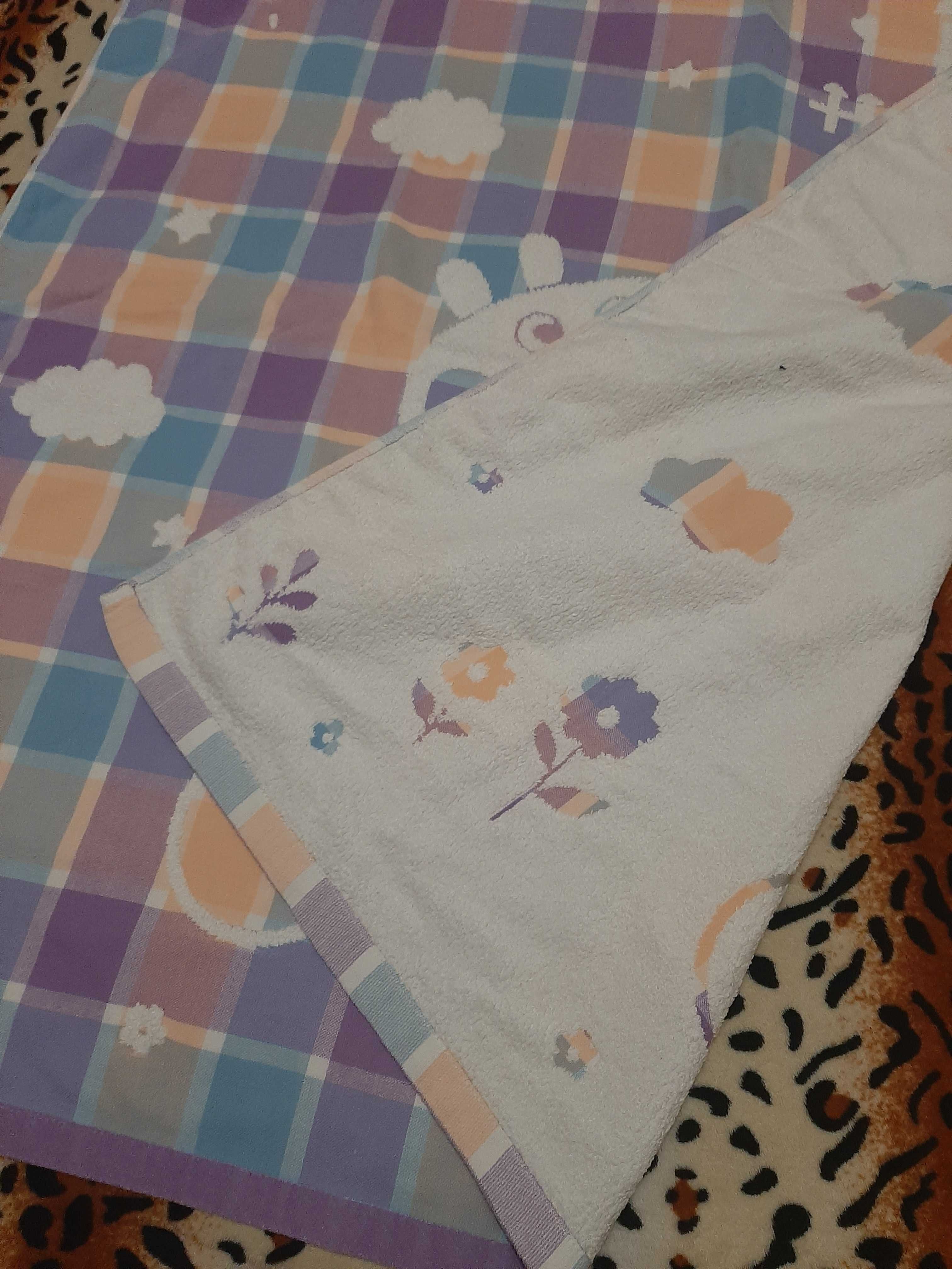 Лот 2 шт детские пледы одеяла в кроватку коляску пеленка простынь