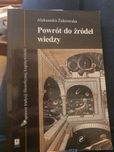 Książka Powrót do źródeł wiedzy