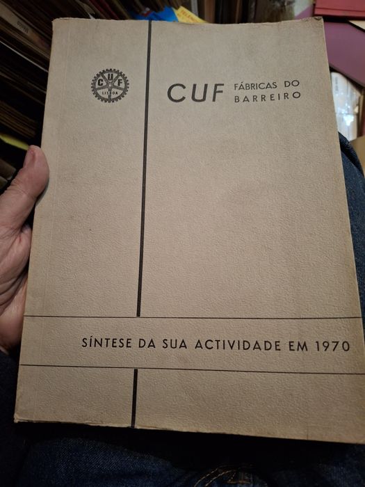 Livro Cuf fabrica Barreiro sintese activadade 1970