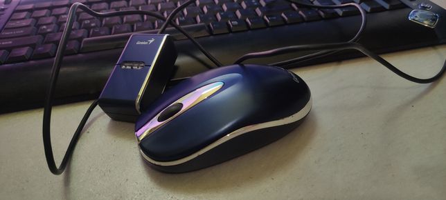 Комплект (клавіатура + миша) Genius Wireless TwinTouch LuxeMate blue