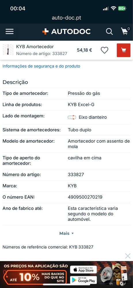 Amortecedores e Molas