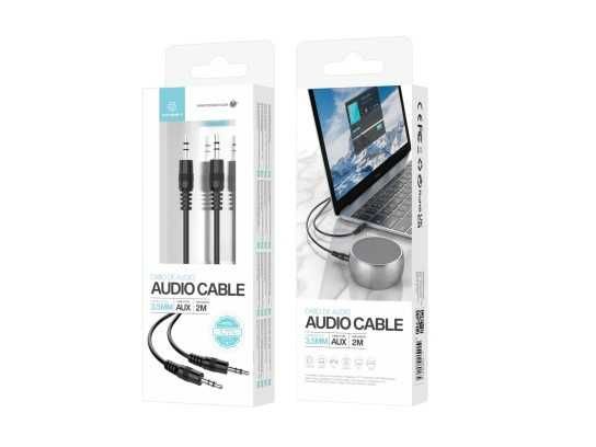 Cabo Audio Pvc Od3.0 2M Preto