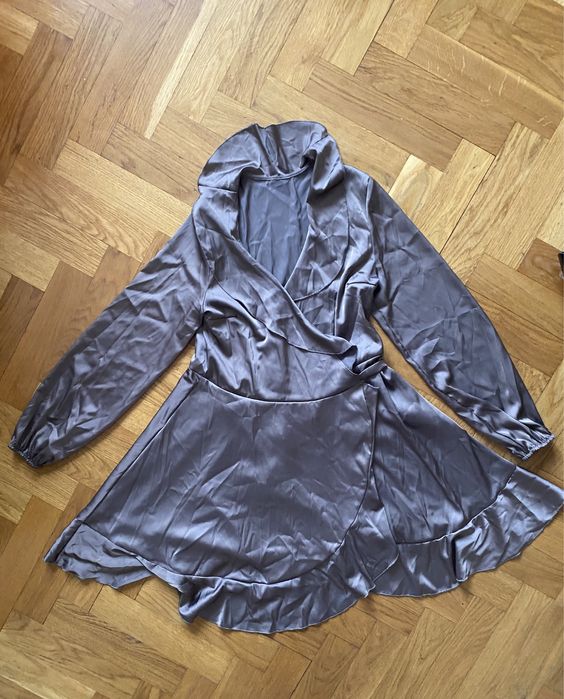 Платье Атласное вечернее