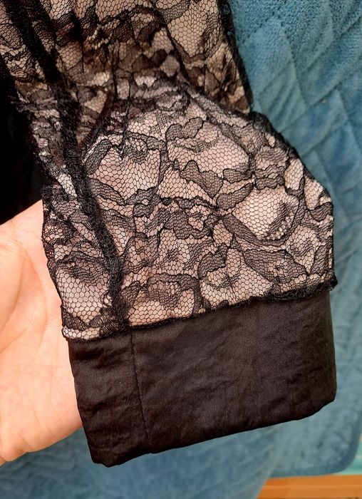 Piękna bluza ZARA koronka bluzka bluzeczka nowa beż metki