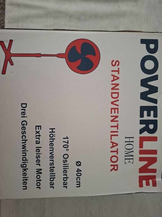 Wiatrak stojący wentylator