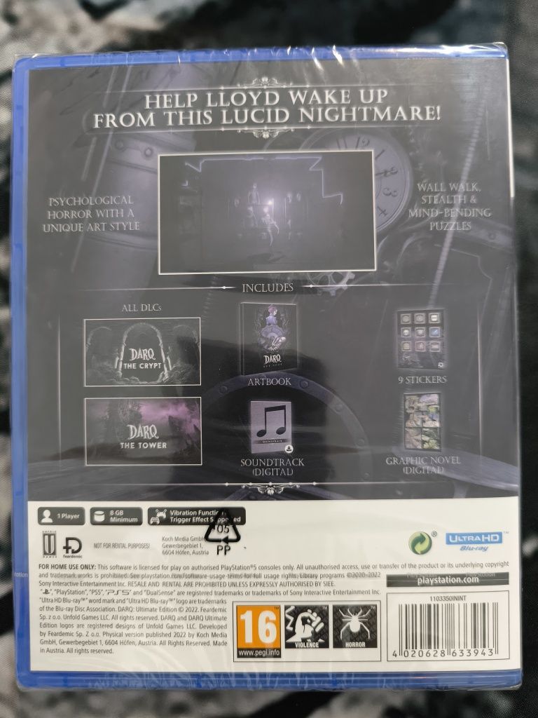 Ps5 Darq Ultimate Edition pl nowa w folii możliwa zamiana