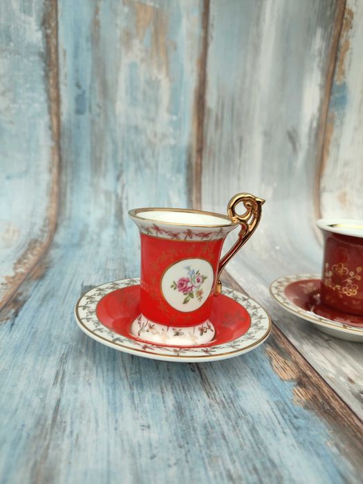 Filiżanka Duo Turyngia B & S śliczne - Wybitna porcelana