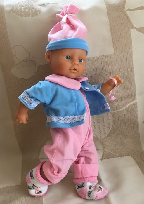 Lalka bobas New Born Baby Simba z wyprawką, kocyk, ubranka, akcesoria