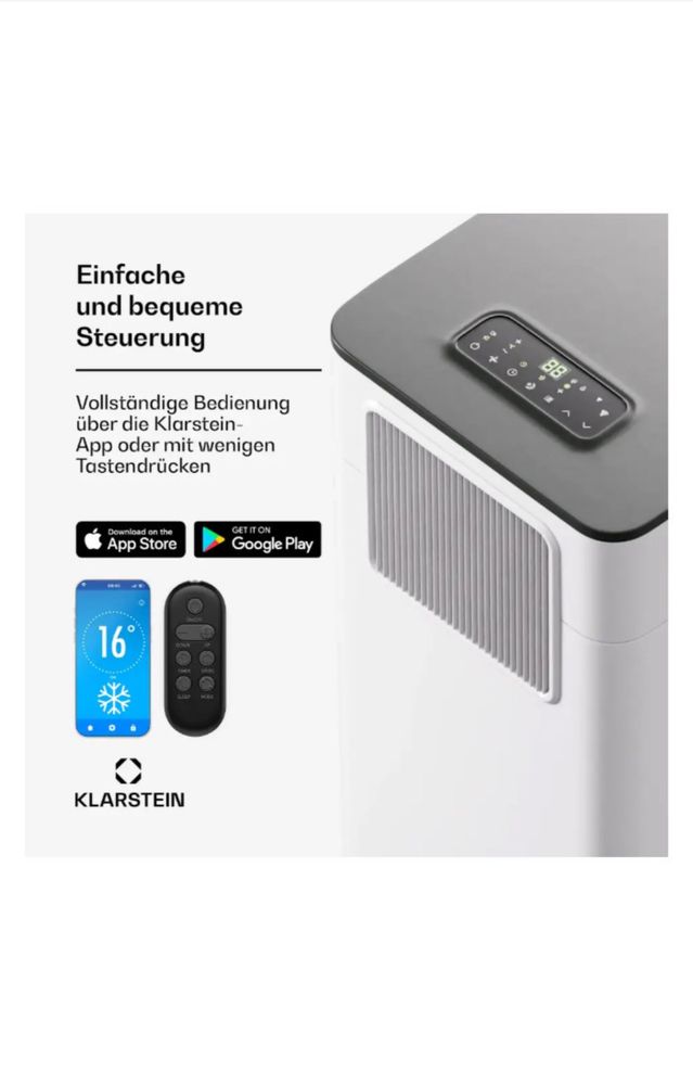 Мобильный кондиционер KLARSTEIN Breeze Box 9K Smart PAC 9000 БТЭ/260