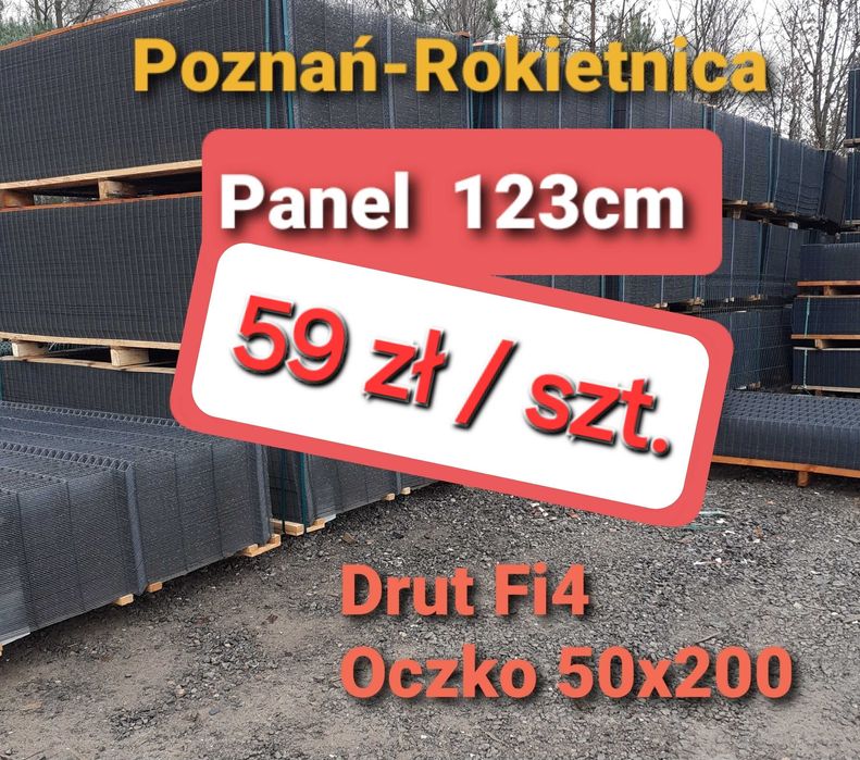 Panel ogrodzeniowy 3D ANTRACYT 153h ogrodzenie panelowe siatka fi.4
