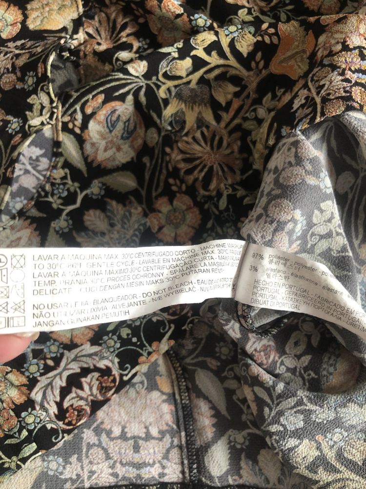 Kwiecista koszula damska zara