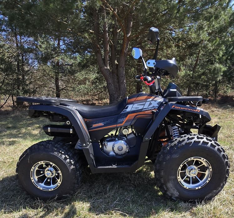 Quad Forcraft Asix 125 cc czarno- pomarańczowy - nowy - taniej 1000 zł