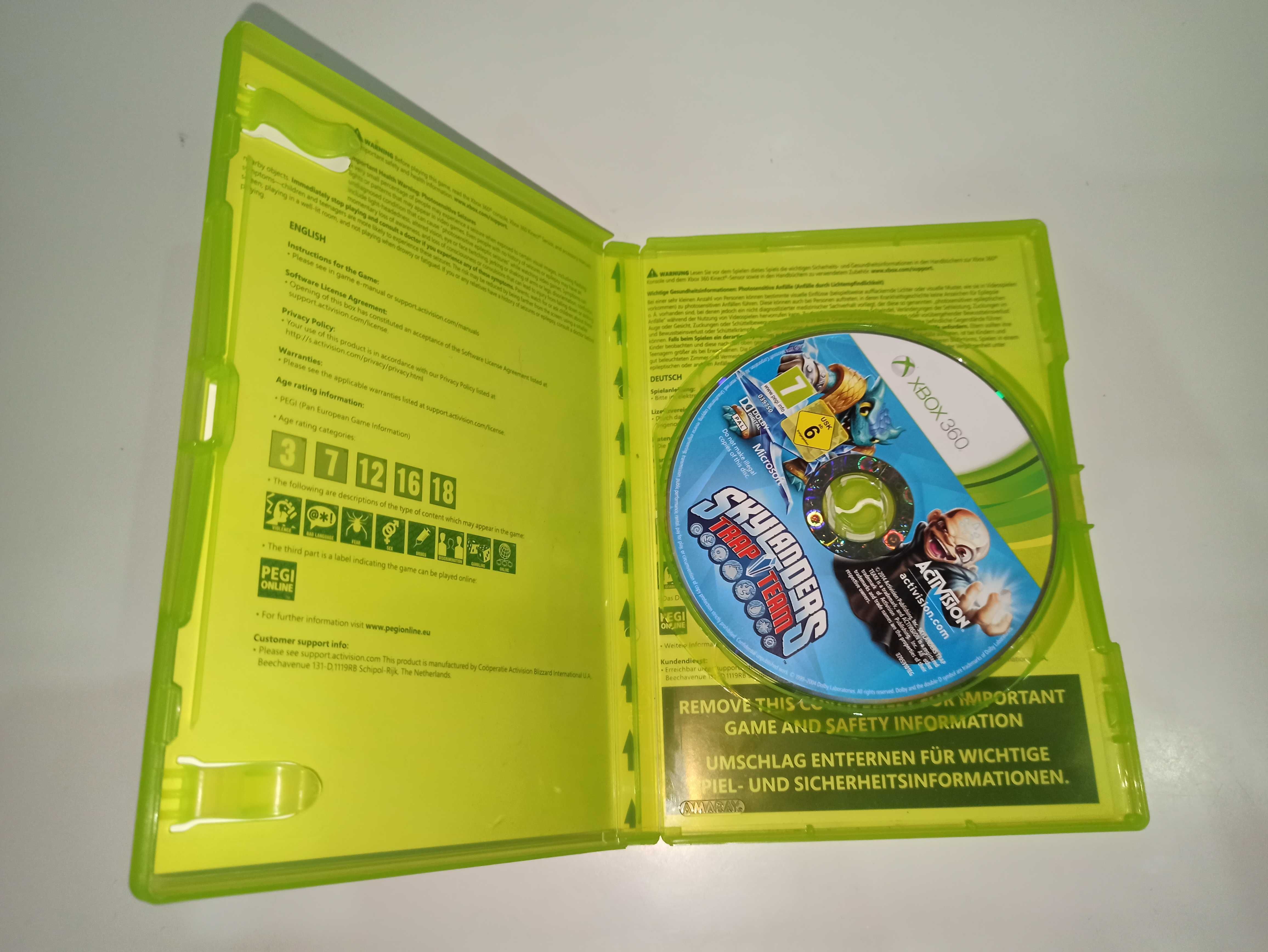 XBOX 360 SKYLANDERS SWAP FORCE , sama płyta w pudełku