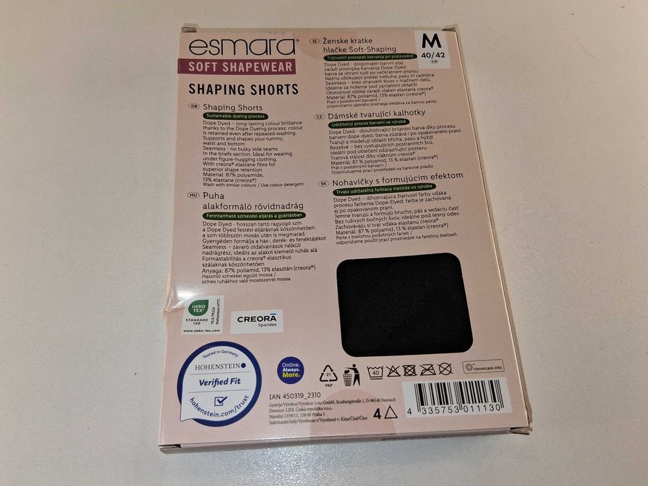 A141 Esmara Soft Shapewear Spodenki Wyszczuplające Modelujące M 40/42