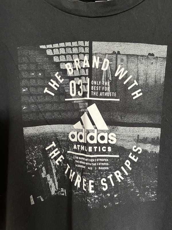 adidas tshirt na siłownie basic koszulka bluzka sportowa sport