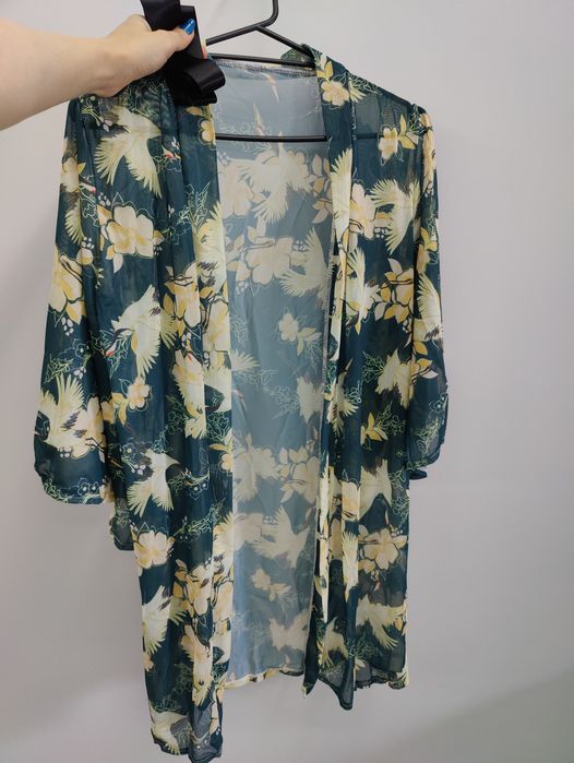 Халат літній в сіточку