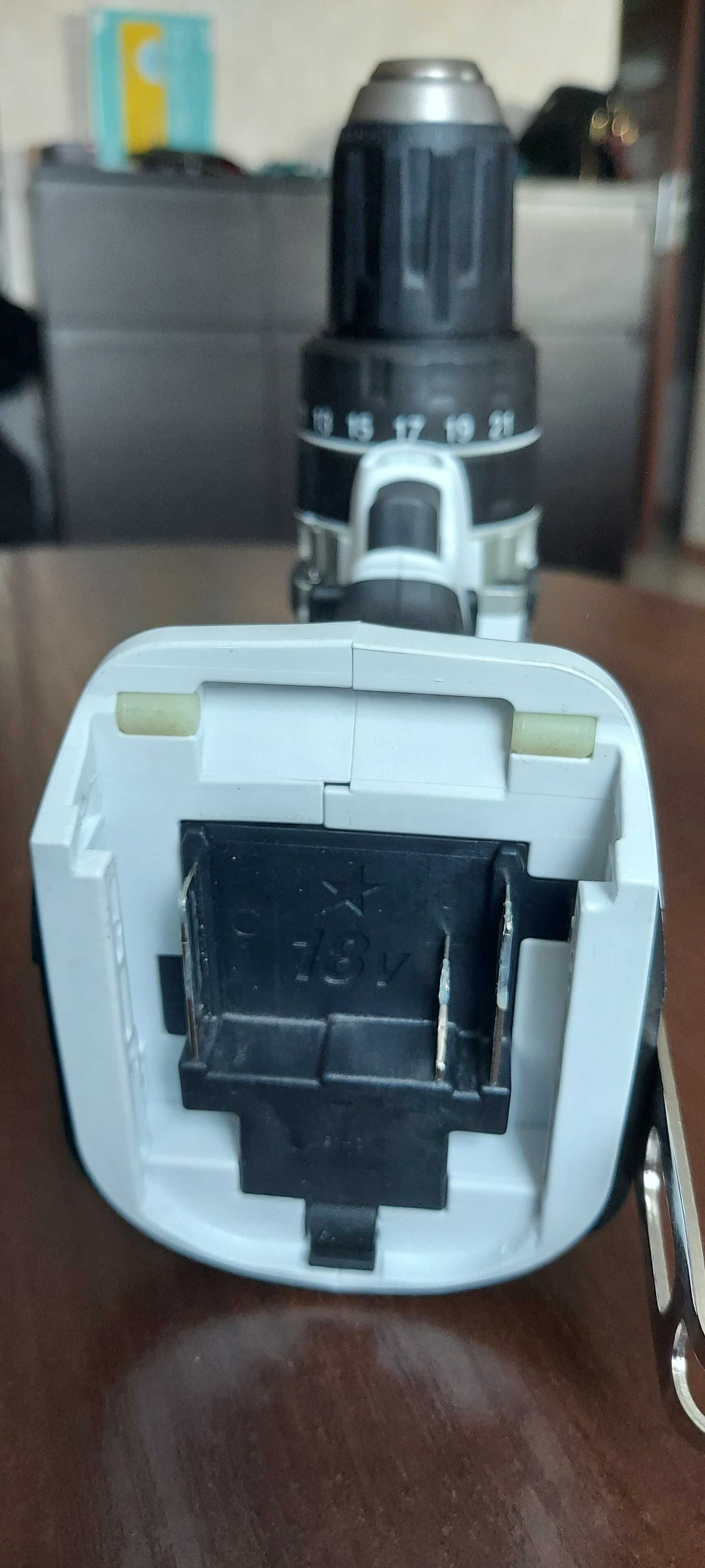 NOWA MAKITA DHP484 18V wiertarko-wkrętarka udarowa biała z 08.2024r.