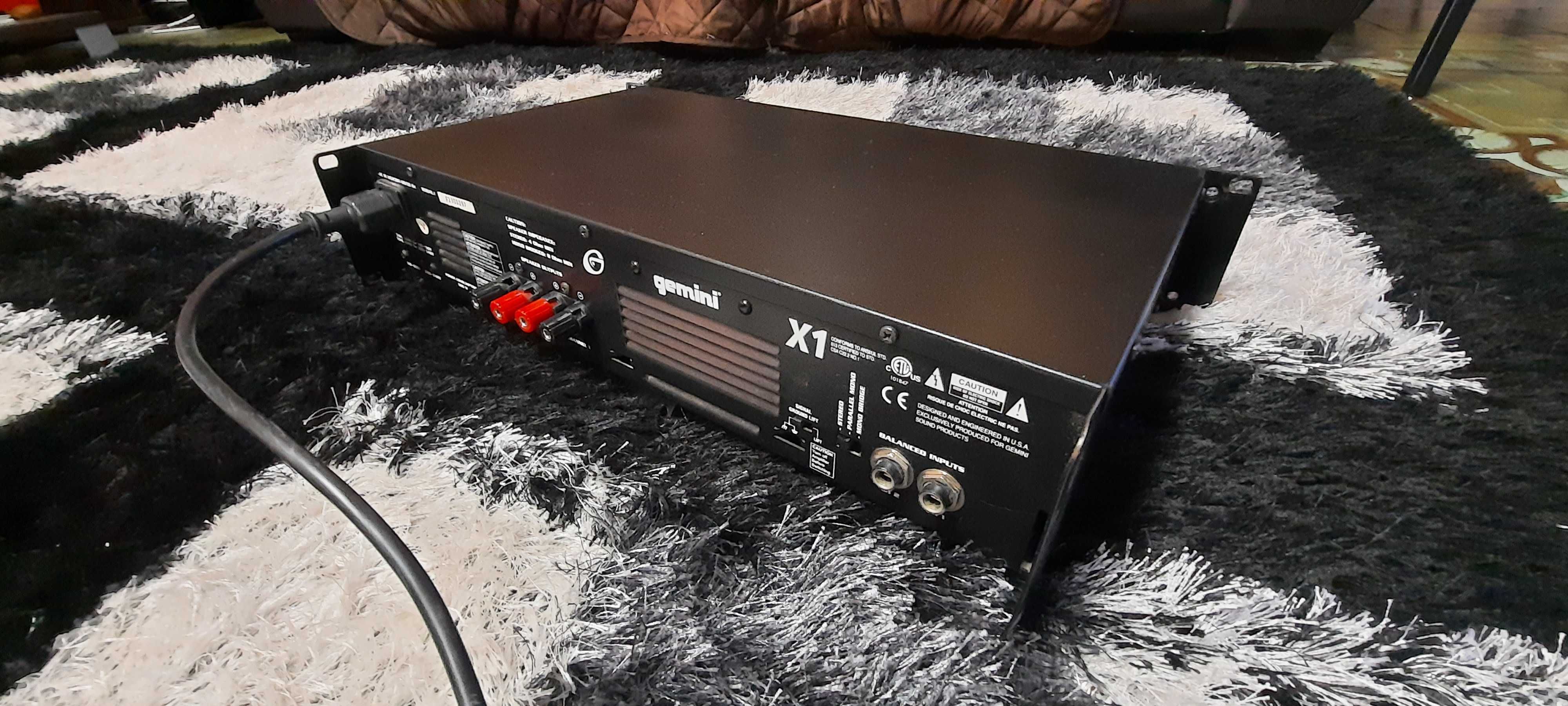 Amplificador Gemini X1 - Professional Power Amplifier