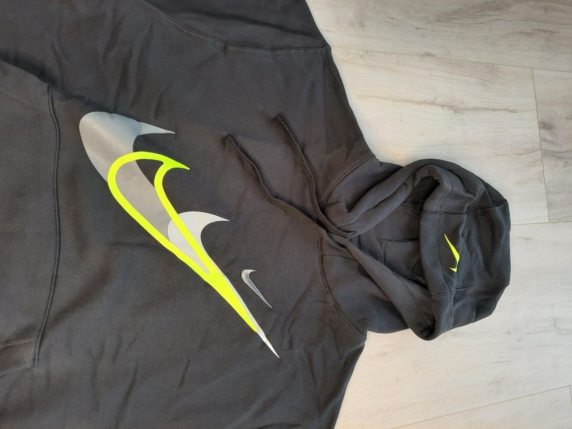 Оригінальна чоловіча худі NIKE SPORTSWEAR FLEECE HOODIE BLACK FZ0201-0