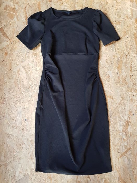 Sukienka ciazowa drogiej firmy forever roz s eleganck czarna mega rozc