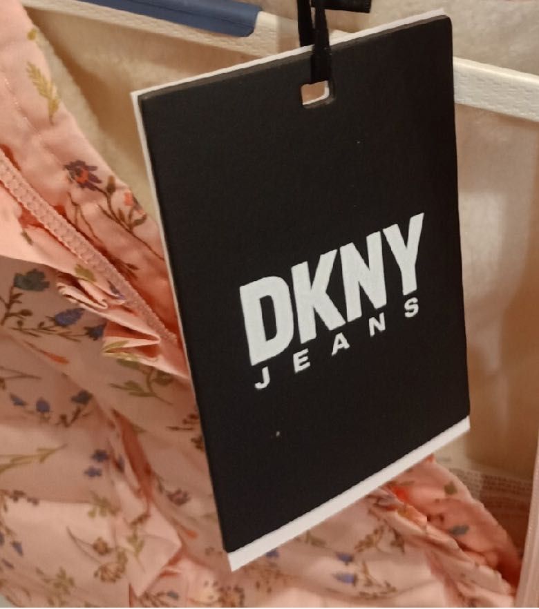 DKNY DKNY Donna Karan  Kombinezon w delikatne kwiaty bliźniaczki