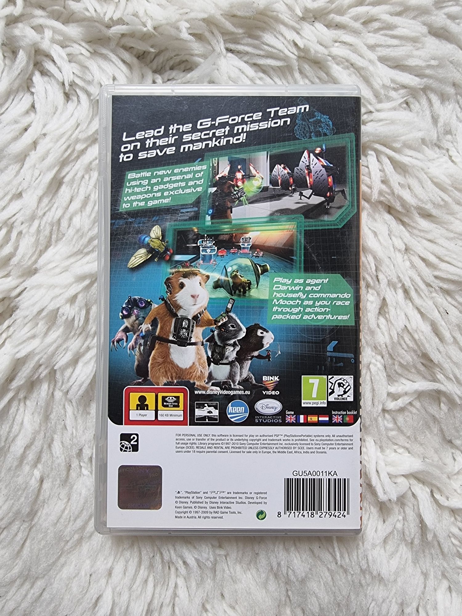 G-Force PSP (PlayStation Portable) game