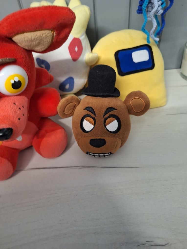 Колекція м'яких іграшок: Among Us, Five Nights at Freddy's (FNAF), Pou