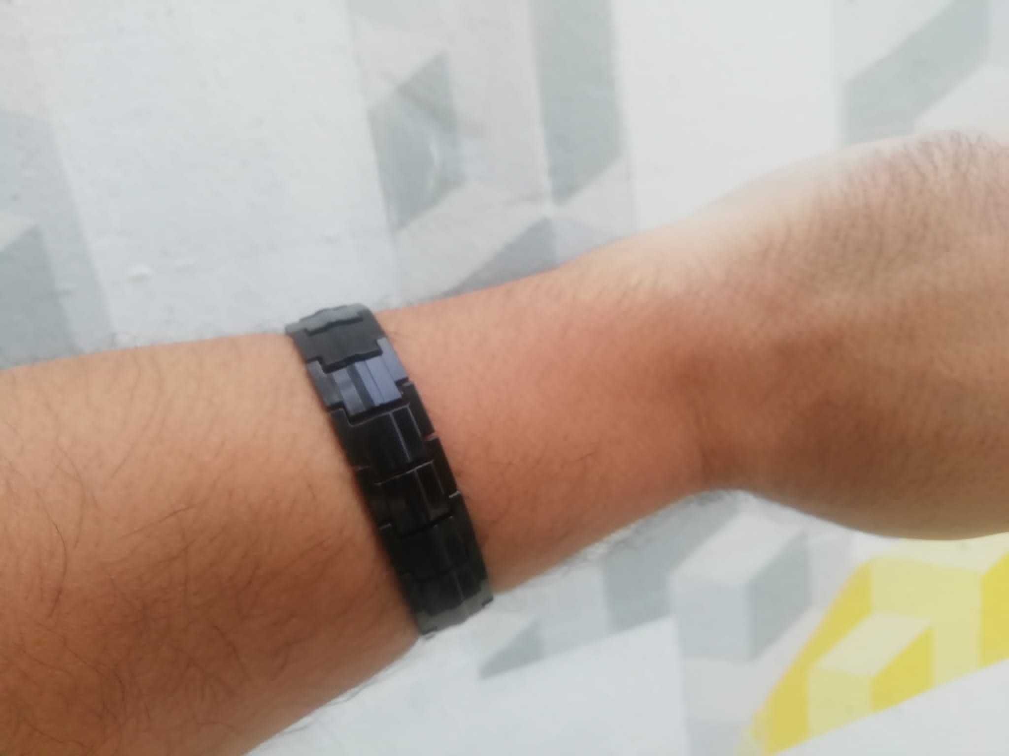 Pulseira Equilíbrio, Bio-Saúde (Nova) Preto