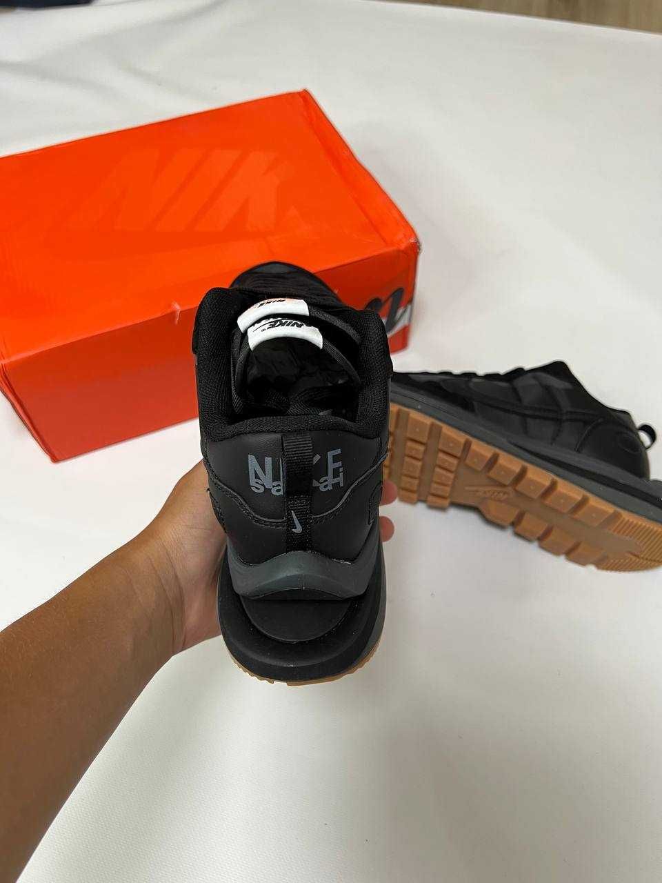 Кроссовки Nike Vaporwaffle Sacai Black Gum ОРИГИНАЛ Торг