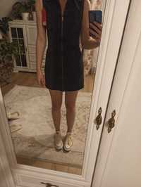 Sukienka jeansowa Tally Weijl czarna jeans styl casual NOWA rozmiar 36