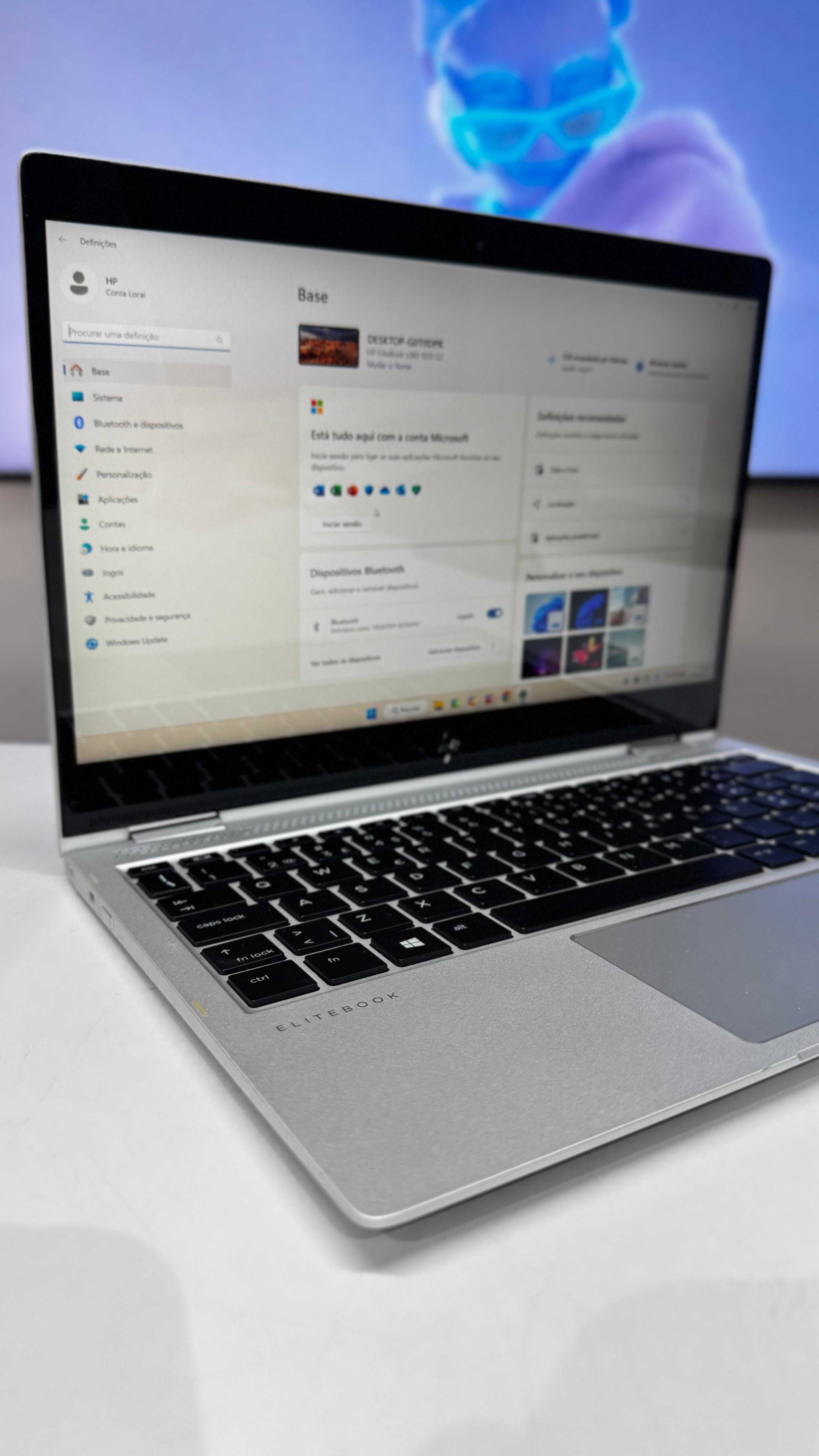 HP EliteBook X360 i5-7ª 8GB RAM 256GB SSD W11 PRO - Loja Ovar