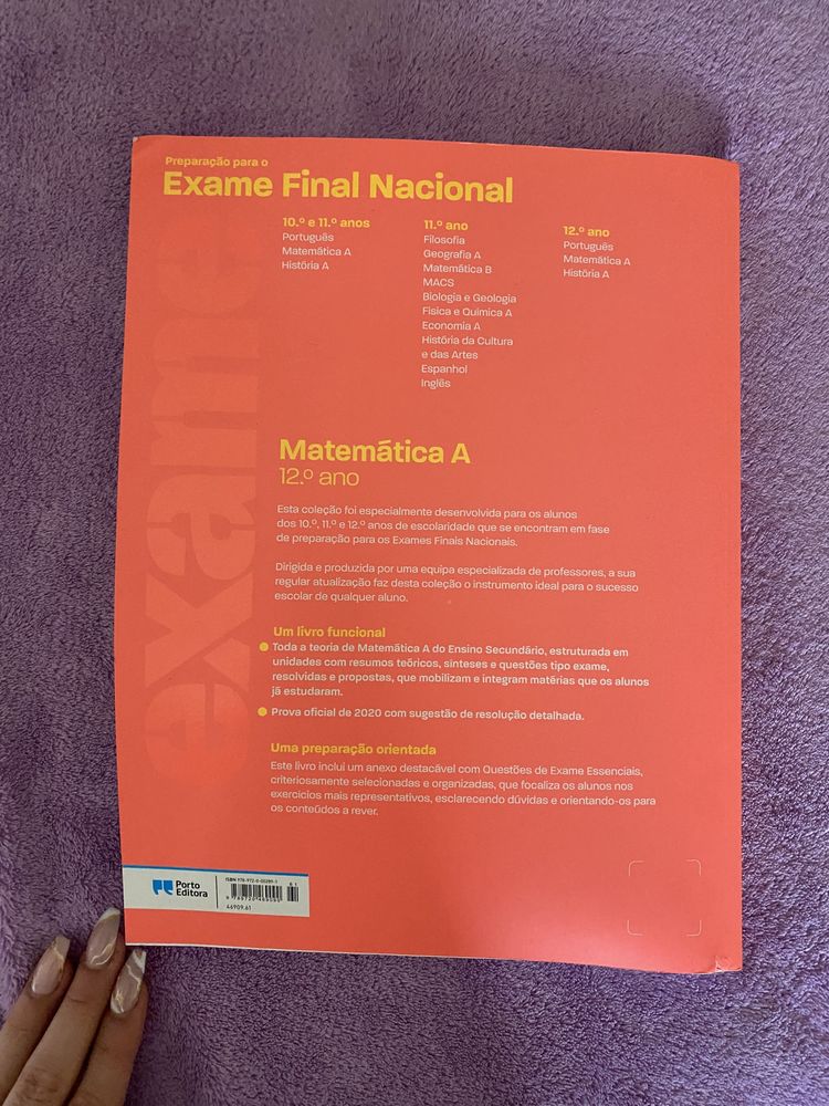 Preparação para o exame final nacional matemática a 12 ano