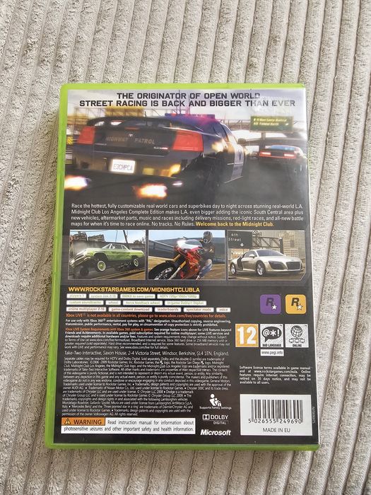 Midnight club los Angeles complete edition Xbox 360