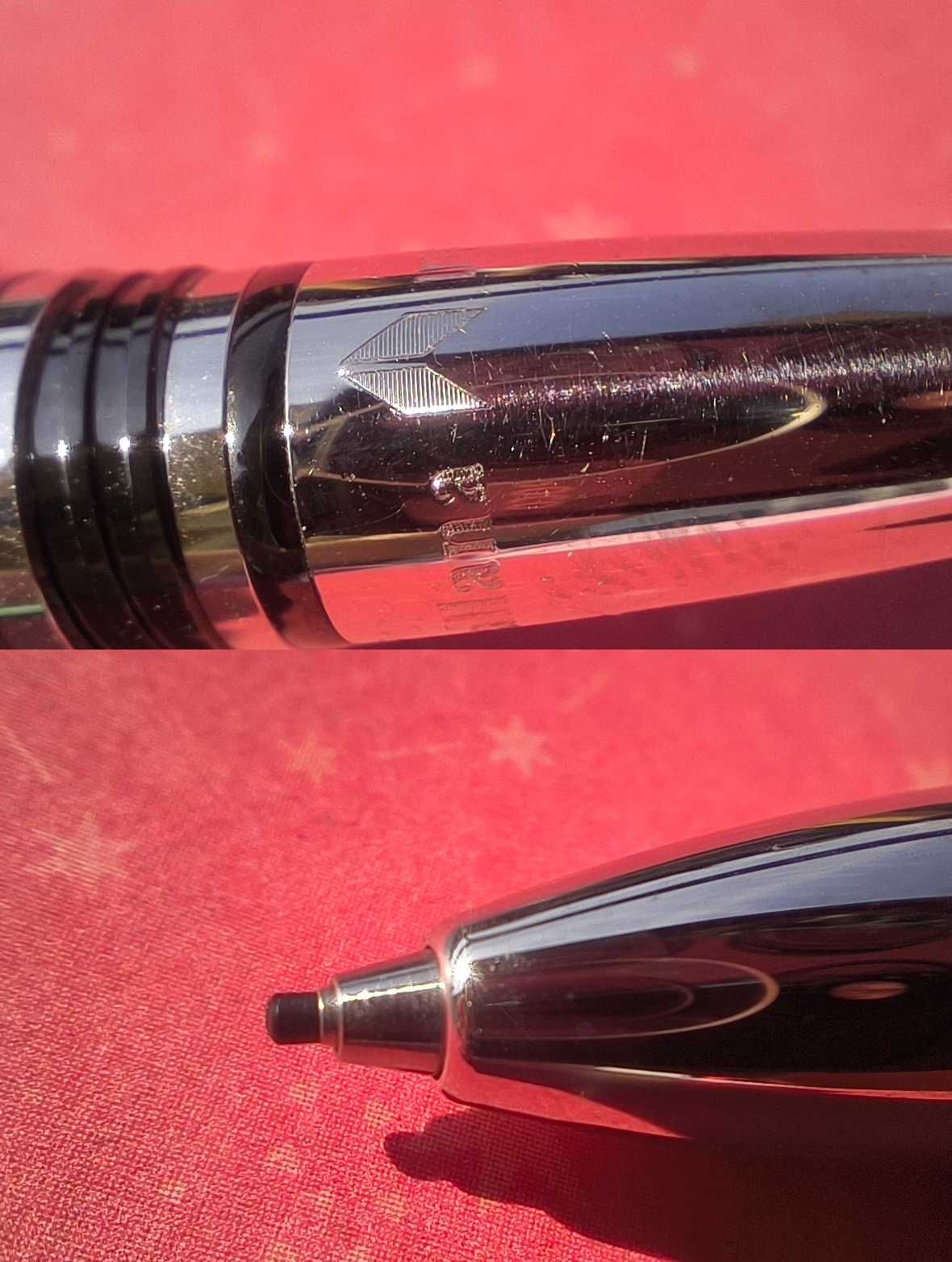 Długopis Montblanc Black Starwalker Rubber Resin Silver Tone Fineliner