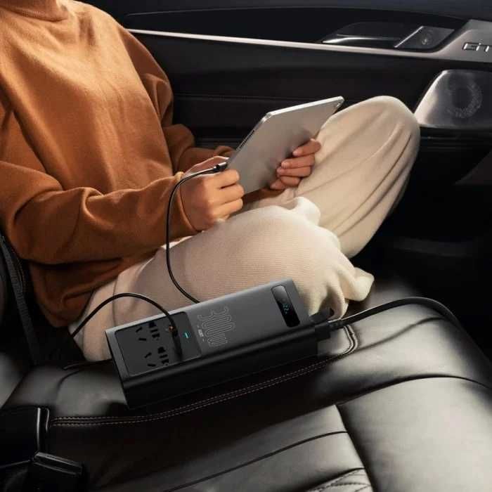 Ціни дешевше AliExpress - Інвертор Baseus Inverter 12V 220V - 150W