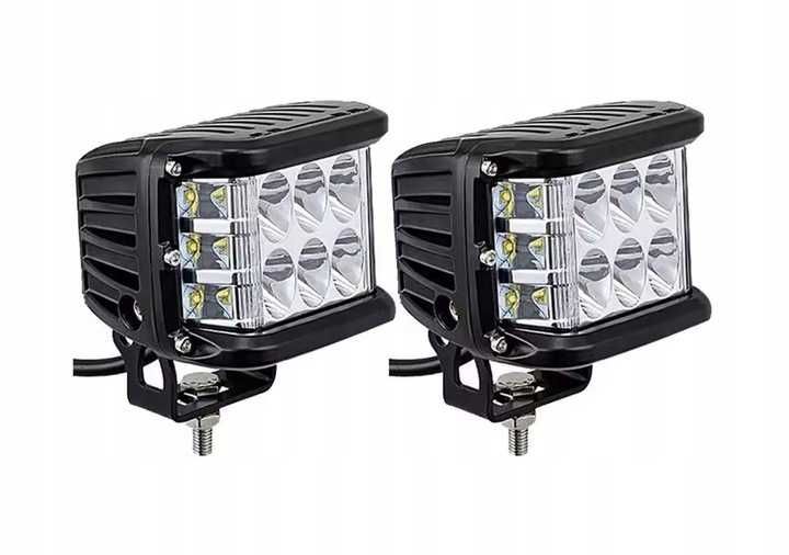 Halogen Lampa Robocza LED 36W CUBE Doświetlanie zakrętów 3600lm 9-36V