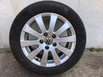 4 jantes originais Volkswagen VW 16" modelo Milwaukee (sem pneus)