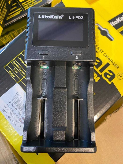 Зарядний пристрій LiitoKala Lii-PD2, Lii-PD4, Lii-202, Lii-402