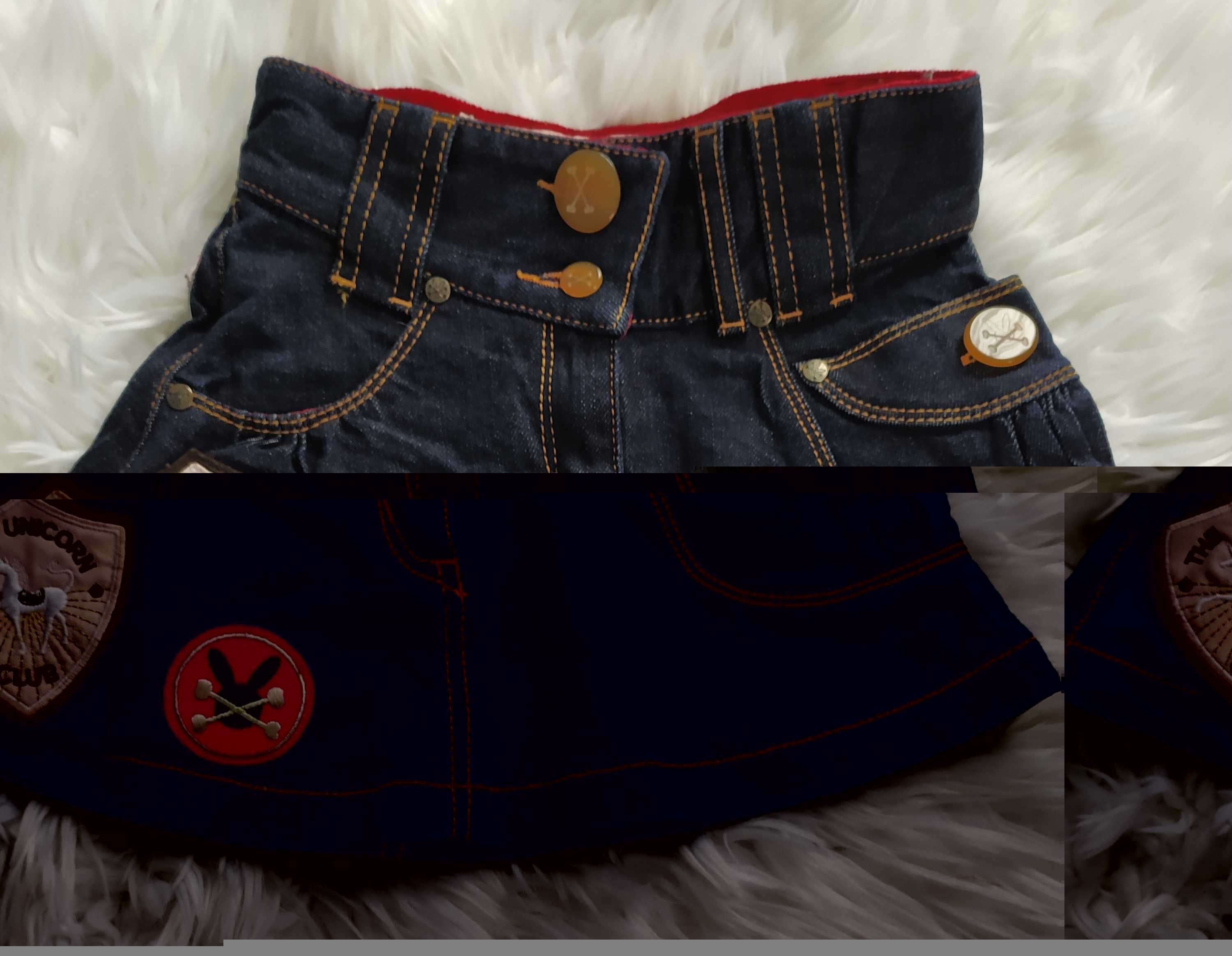 Spódniczka jeansowa dla dziewczynki Miffy 2-3 lata