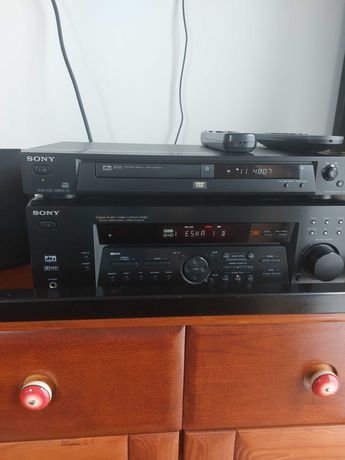 Amplituner SONY  z odtwarzaczem DVD/CD SONY - stan bardzo dobry