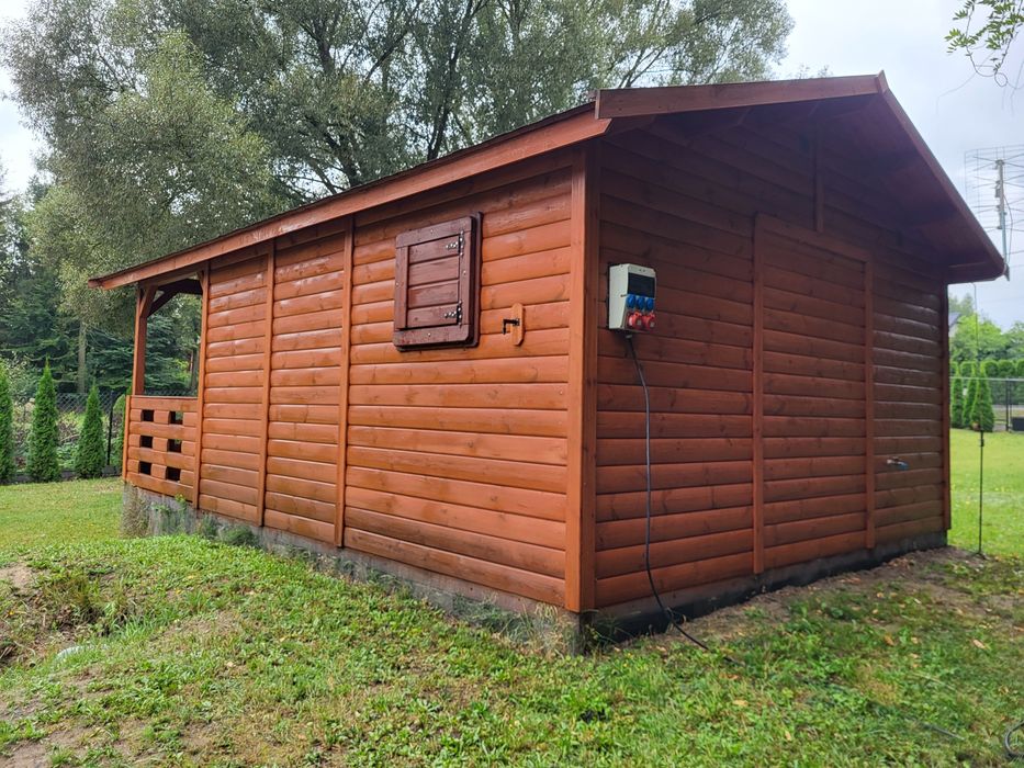 Domek letniskowy całoroczny 2 letni ocieplony i wyposażony